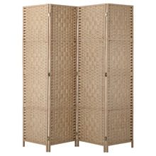 4 Panel Shyla Pine Wood Room Divider